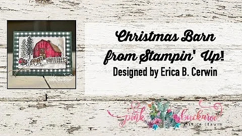 Christmas Barn from Stampin' Up!