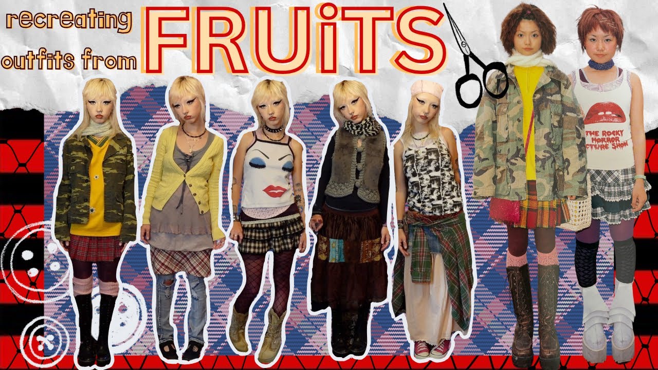 RECREATING OUTFITS FROM FRUiTS MAGAZINE (1997-2002)