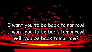U2 - Tomorrow (lyrics)