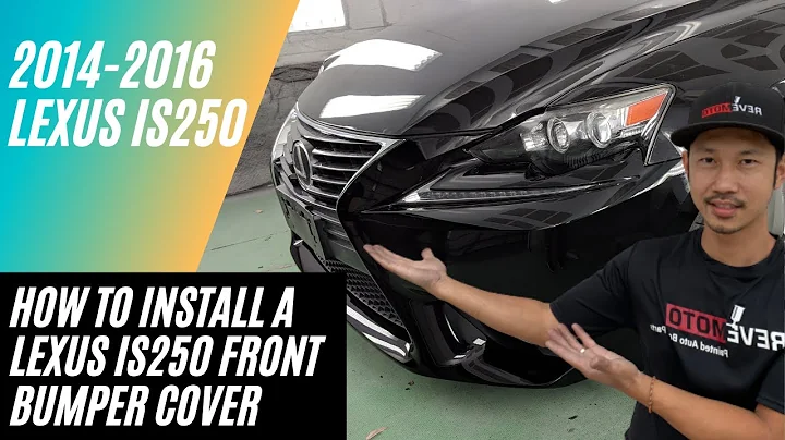 How to Replace a 2014-2016 Lexus IS250 Front Bumper | Full Steps Start to Finish | ReveMoto