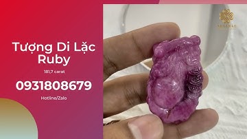 MẶT ĐÁ TƯỢNG DI LẶC RUBY THIÊN NHIÊN 181,7 CARAT