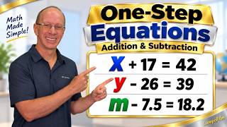 How to Solve One-Step Equations (Addition and Subtraction)