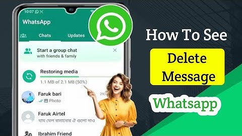 How To See Deleted Messages On Whatsapp 2025 | Whatsapp Delete Message