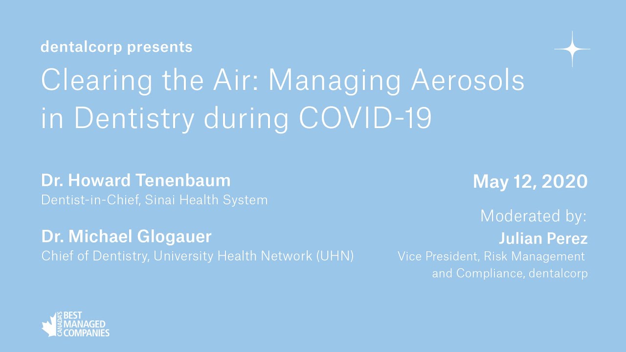 Clearing the Air: Managing Aerosols in Dentistry during COVID-19