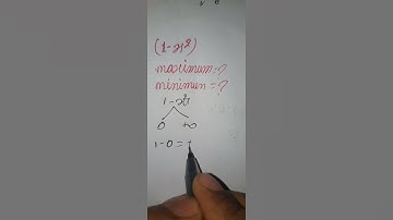 max and minimum #mathstricks #viral #youtubeshorts