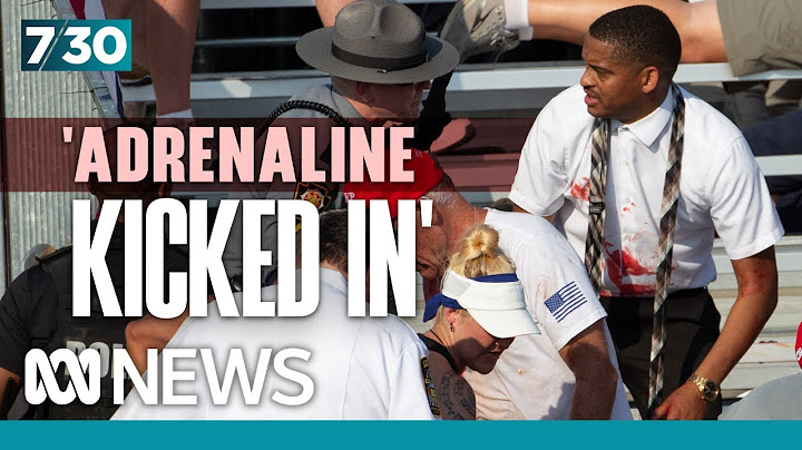 This Republican was metres away from Donald Trump during the assassination attempt | 7.30