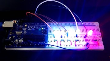 Vixen Lights Test with Arduino and 5 LEDs