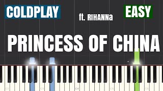 Coldplay - Princess Of China Piano Tutorial | Easy