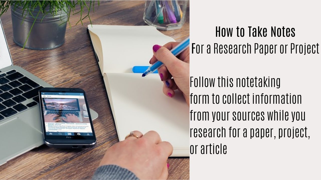 how to take research notes