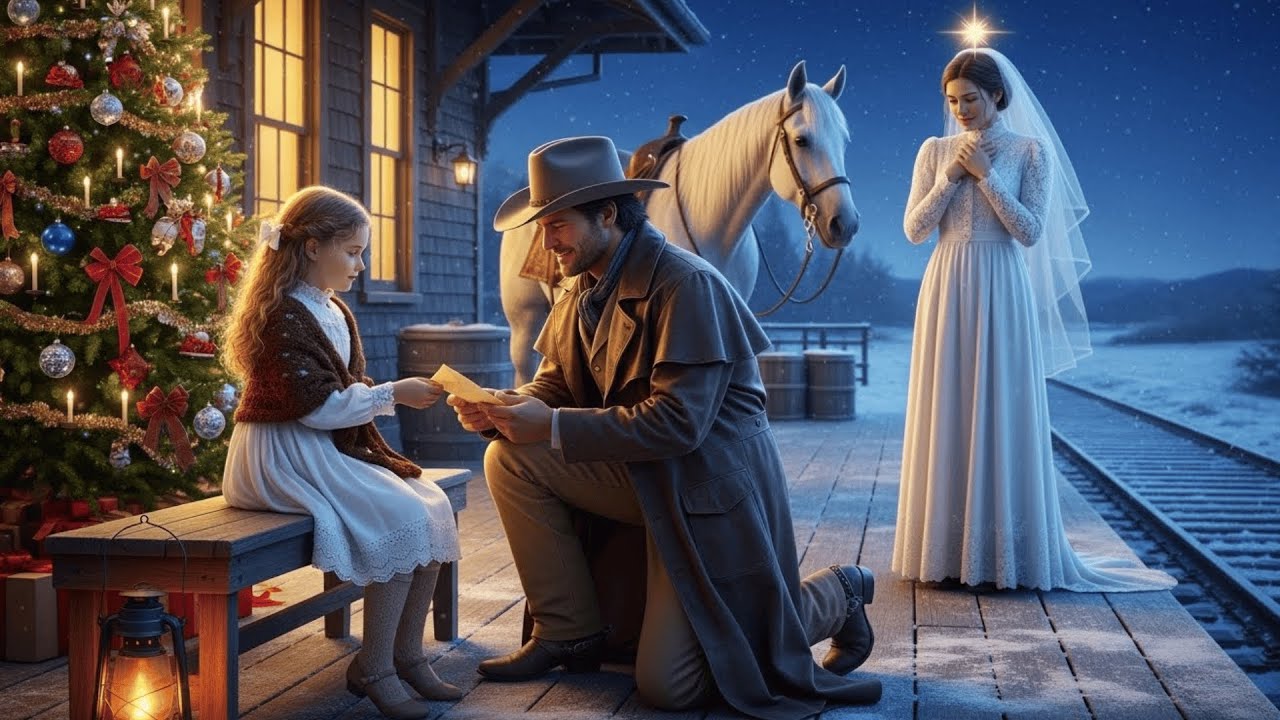 “I Just Want a Dad This Christmas,” the Little Girl Said to the Quiet Cowboy at the Way Station