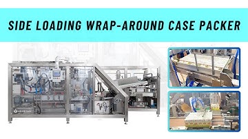 WIN-WIN PACK Side Loading Wrap-Around Case Packer | Beverage Packaging Process Overview