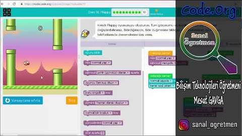 (Code.Org) Kurs: 2 Ders: 16 Flappy