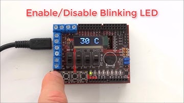 Visuino programmed chipKIT with Basic I/O Shield Demo