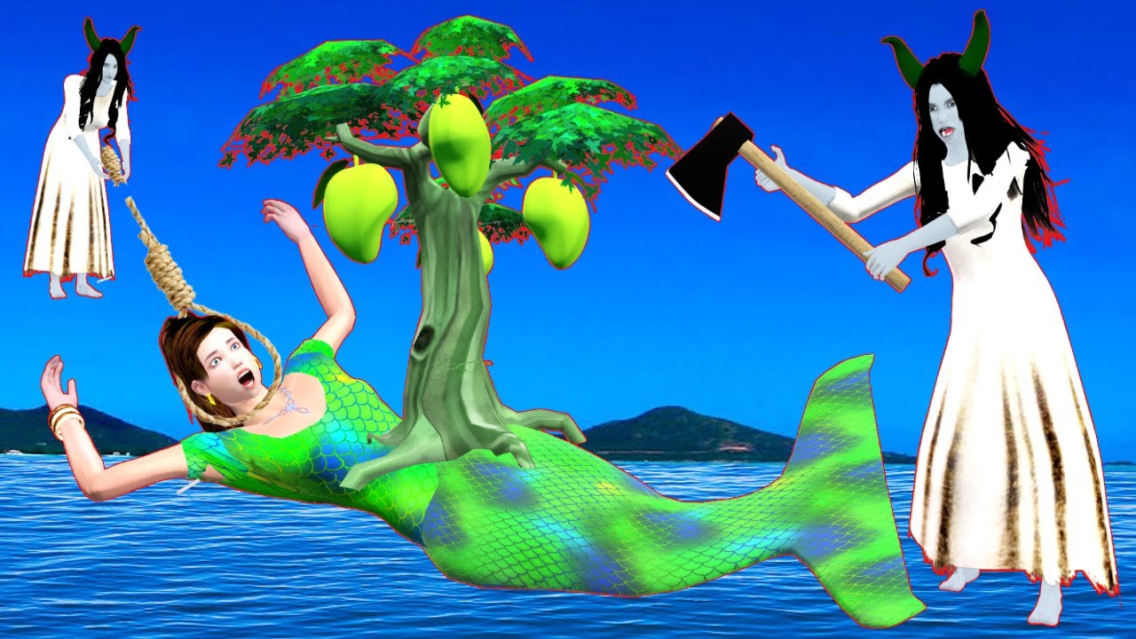 चुड़ैल की बेटी पेट में पेड़ The Jalpari Witch's Daughter Tree Stories in Hindi Moral Stories Kahani