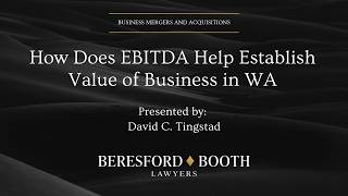 Famous How Does EBITDA Help Establish Value of Business in WA Profile