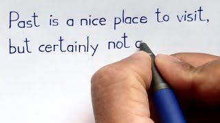 Neat and clean english handwriting on white paper | simple english handwriting screenshot 1