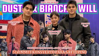 DUSTIN x BIANCA x WILL in DUBAI ❤️💛 (51st MMFF KONSYERTO PARA SA FILIPINO) | Mel Rose World