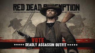 How to make the Deadly Assassin Outfit from RDR1 in RDR2.