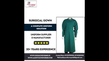 Surgical Gown Available At Aaditya Uniforms