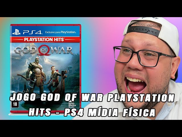 Jogo God of War Playstation Hits - Ps4 Mídia Física