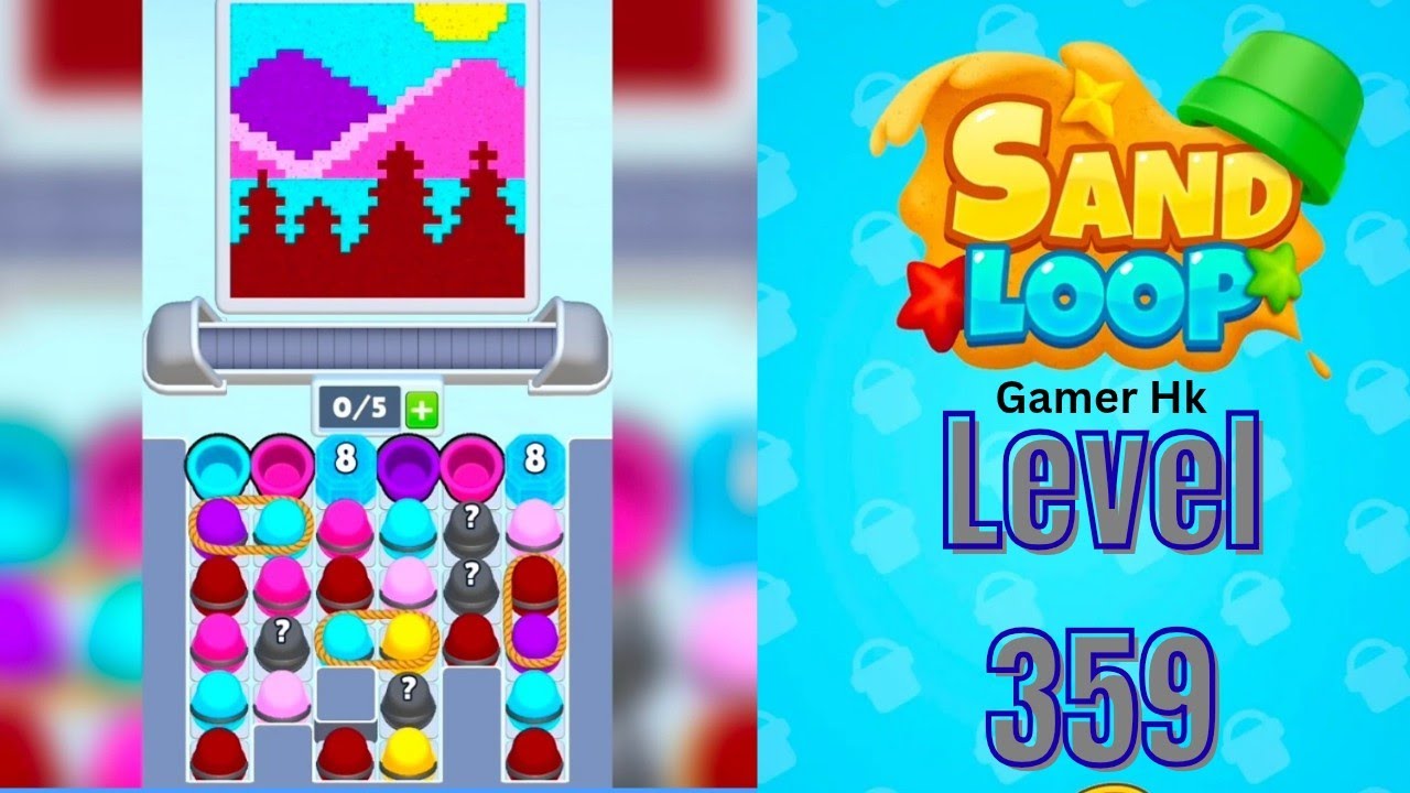 Sand loop level 359 Walkthrough Solution 