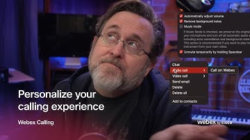 Personalize your calling experience  |  Webex Calling