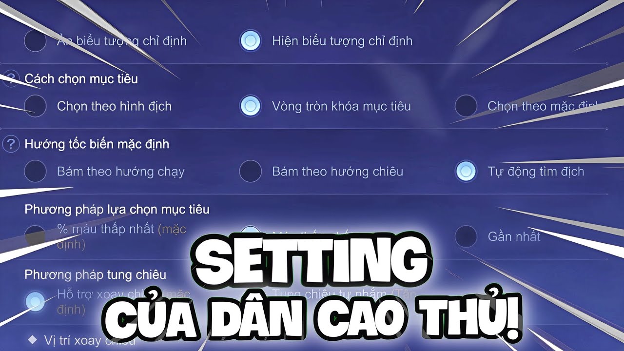[Liên Quân] Setting Liên Quân Chuẩn Nhất Của Các Dân Cao Thủ!