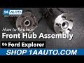 How to Replace Front Hub Assembly 2006-10 Ford Explorer