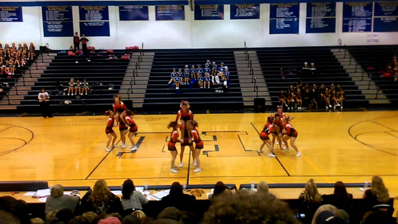 Spring Mills High School-WVSSAC Region 2 AAA Cheer 2015 - YouTube