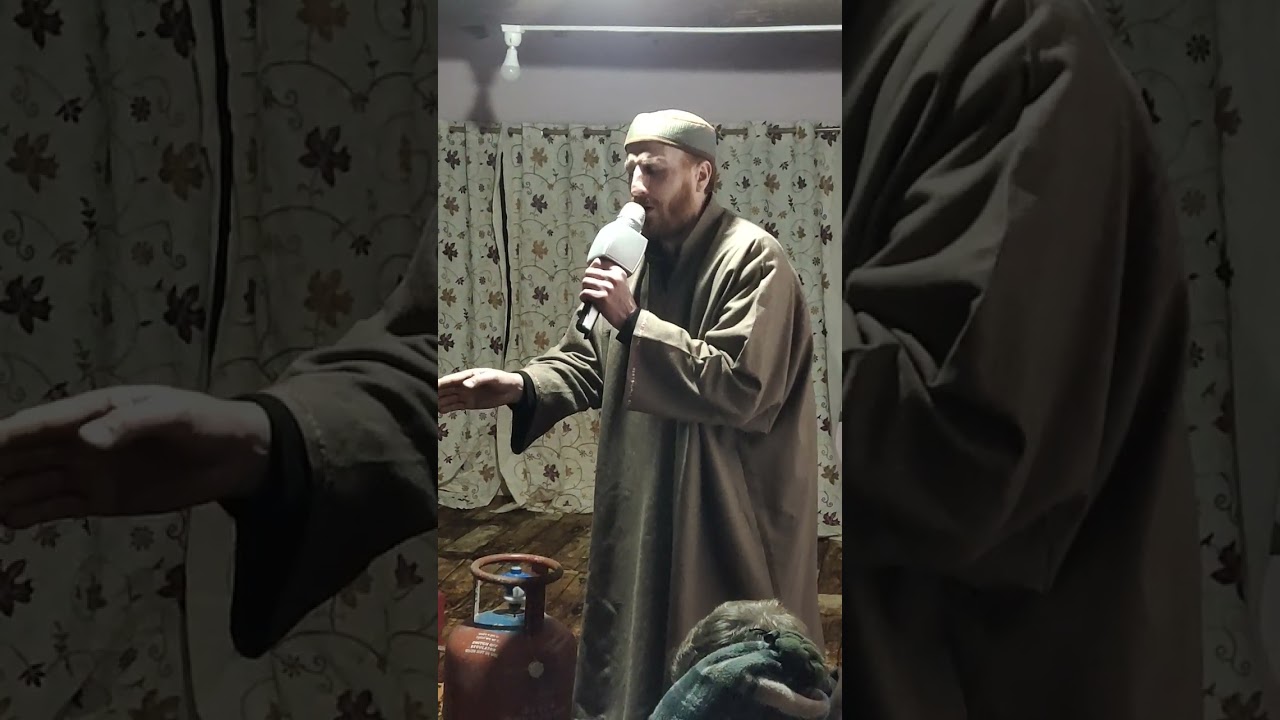 مشہور و معروف نوحہ خواں جناب احمد علی کاٹھیمیدان زڈیبل سرینگر