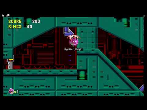 Classic Sonic Simulator Test Server V12 - The Pumpkin Tower Zone. (By: Fox4427.)