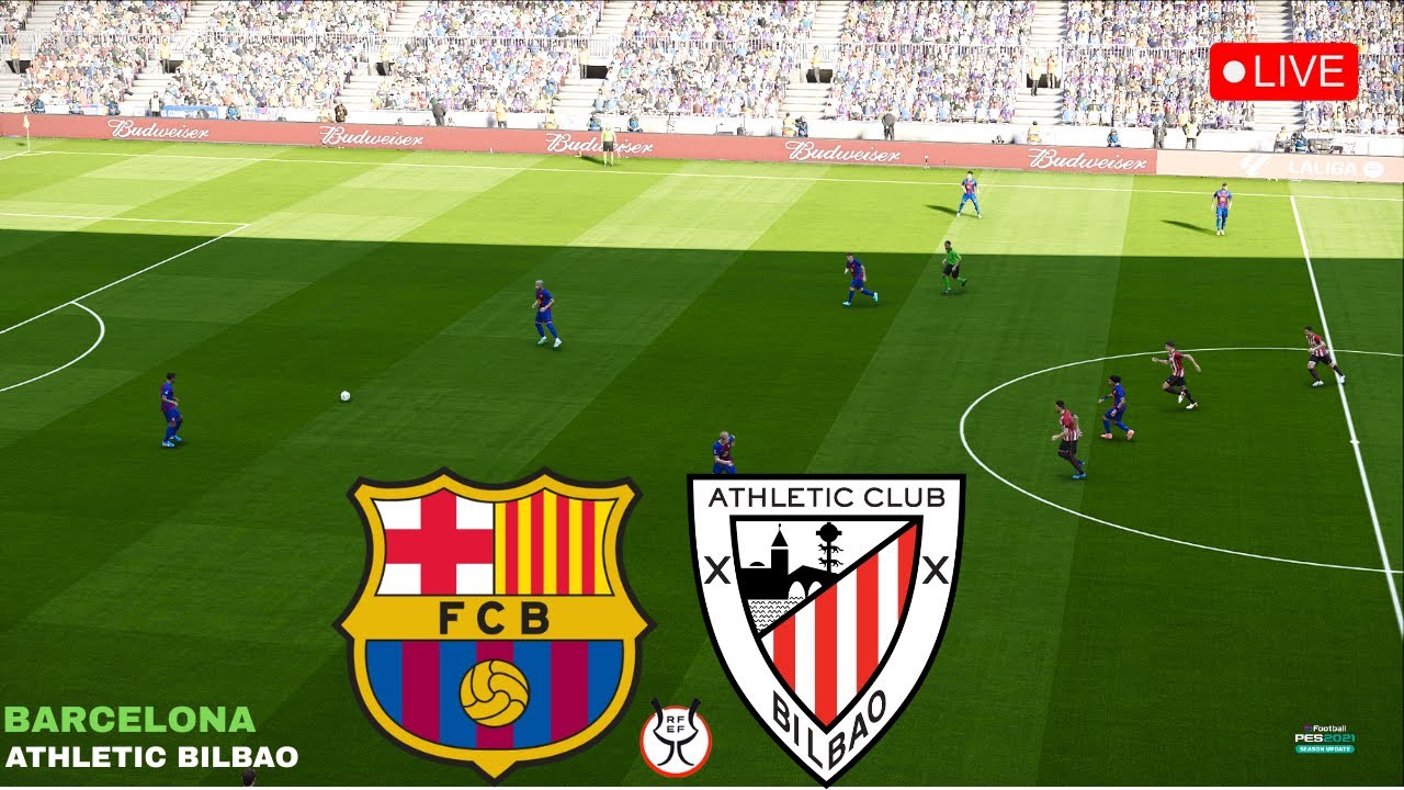 Barcelona vs Athletic Bilbao • Spanish Super Cup 2026 • PES 21 Match Simulation