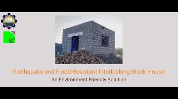 Earthquake and Flood Resistant Interlocking Block House - by Dr. Azhar Saleem