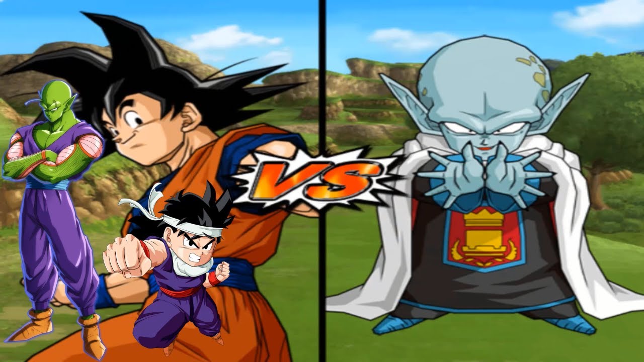 The Ultimate Challenge Goku (End), Piccolo and Kid Gohan vs. Garlic Jr