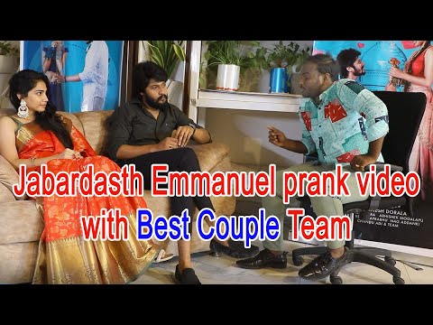 Jabardasth Emmanuel prank video with Best Couple Team