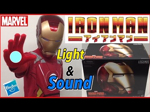 marvel legends series iron man helmet review hasbro Avengers