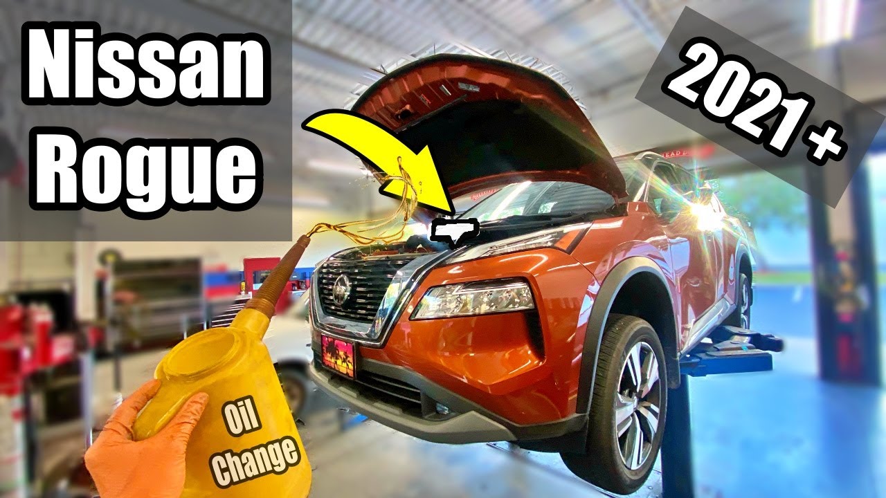 How To 2021+ Nissan Rogue Oil Change Diy YouTube