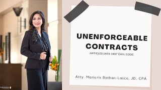 Unenforceable Contracts | MBL Classroom