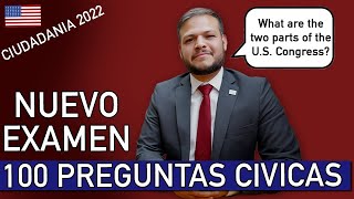 NUEVO EXAMEN DE LAS 100 PREGUNTAS CIVICAS