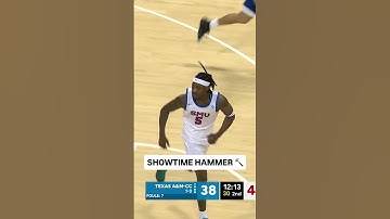 He threw that down with force 😳 #smumustangs #accbasketball #collegebasketball