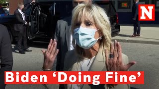 Jill Biden Gives Update On President After He Tests Positive For COVID-19