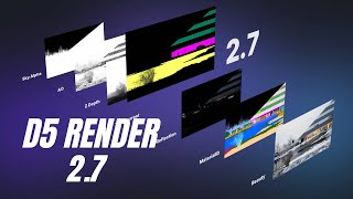 D5 Render 2.7 | Upgraded D5 GI, D5 Scatter, AI Ultra HD Texture