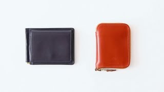 How-to 25 ミニ財布の比較 vol.1｜MONEY CLIP WITH COIN POCKET or ZIP AROUND SMALL WALLET