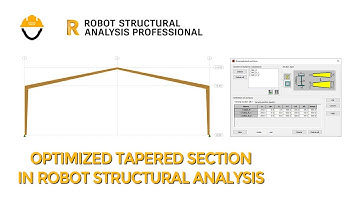 Optimized Tapered Section in Autodesk Robot Structural Analysis