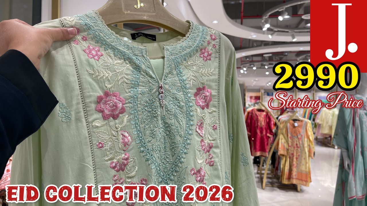J. After Sale Collection ❤️🔥📣 j.Junaid Jamshed Beautiful New Eid  Collection 2026📣