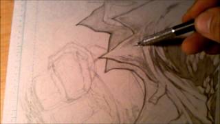 Drawing Hellboy Part 1 by Hanzozuken