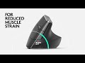 MOUSE LOGITECH MX VERTICAL ERGONOMICO BLUETOOH USB BLACK (PN:910-005447) video