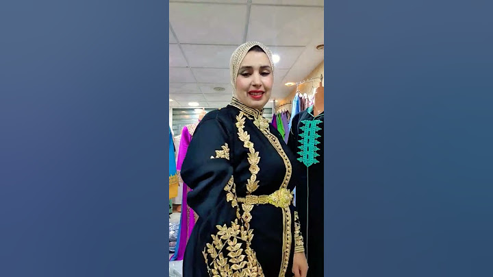 قفطان مغربي  عند أم أميرة الفاسية
