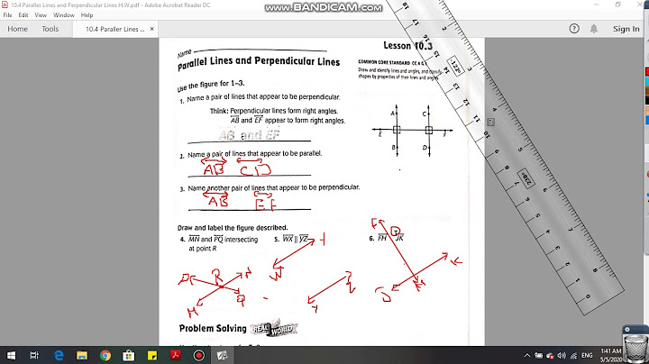 Unit 3 parallel and perpendicular lines homework 4 answer key