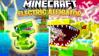 I Survived 100 Days As An Electric Alligator In Hardcore Minecraft!